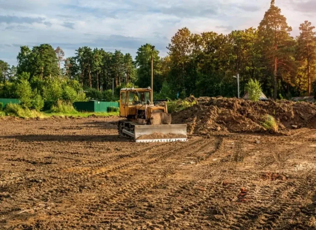 Bulldozer Work For Final Grading