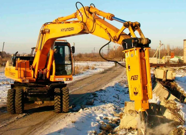 Construction rock excavation